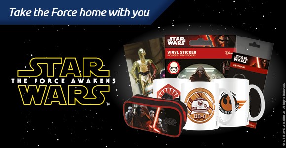 Star Wars Merchandise available now!